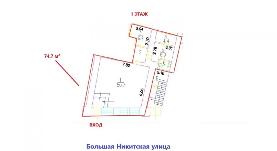 Фото объекта Большая Никитская ул, 22/2 № 20 | KNRU.ru