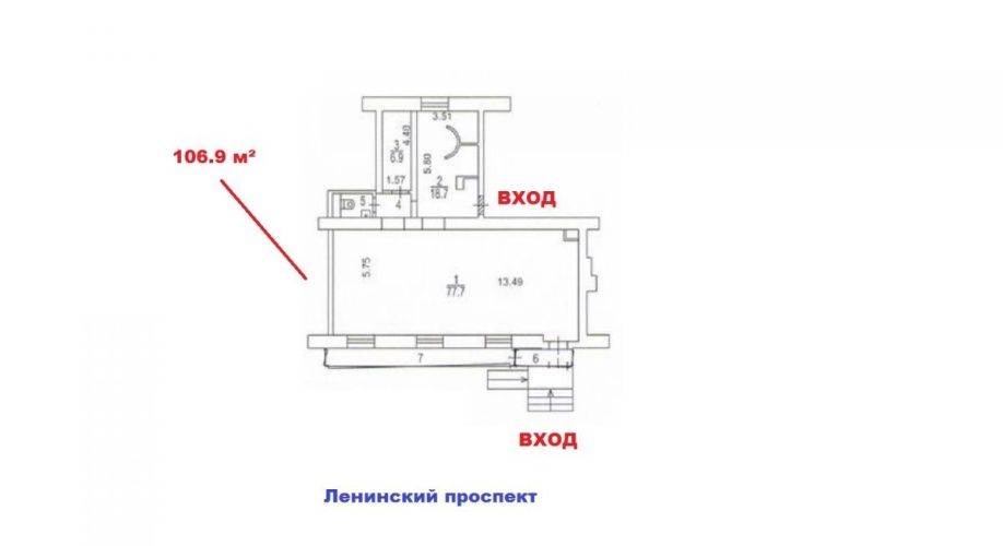 Фото объекта Ленинский пр-кт, 74 № 7 | KNRU.ru