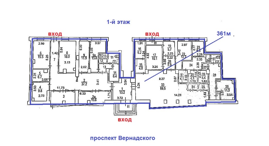 Фото объекта Вернадского пр-кт, 33 № 11 | KNRU.ru